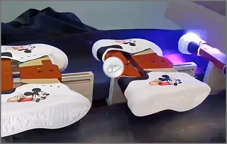 鞋子打印圖案，LR-2513高落差鞋子打印機